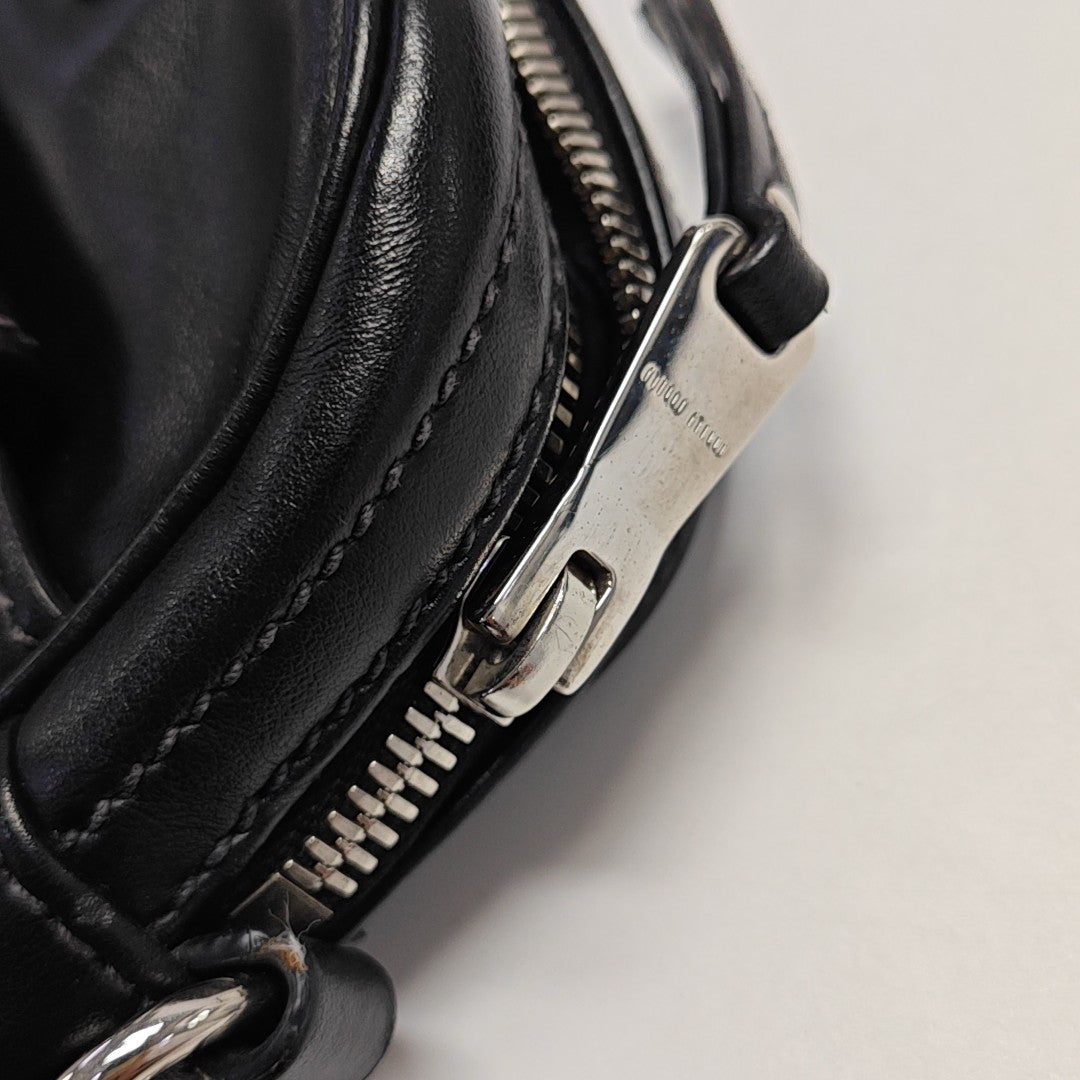 Calfskin Shoulder Bag Black