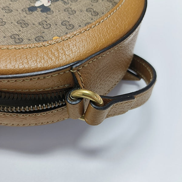 Disney X Gucci Monogram Coated Canvas Brown