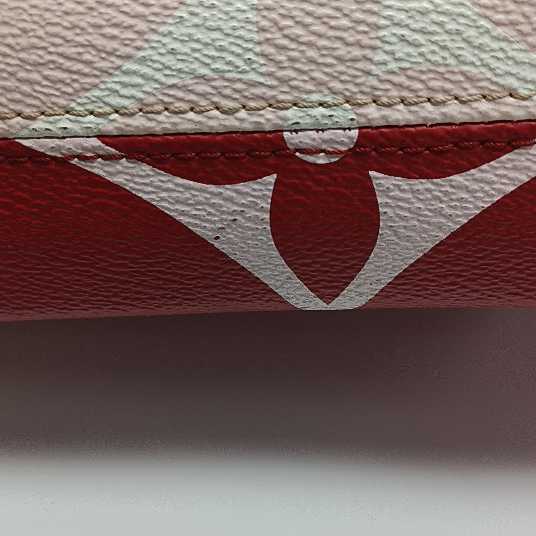 TOILET POCKET 26 Monogram Coated Canvas Red