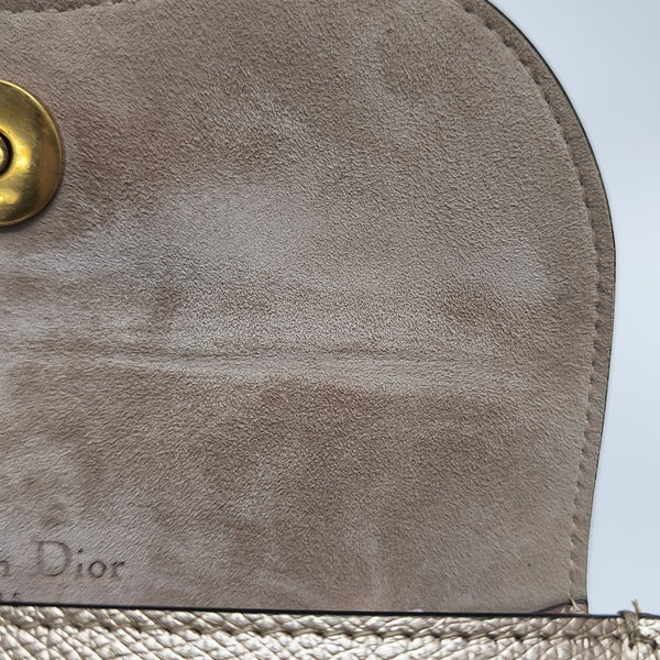 Saddle Mini Calfskin Beige