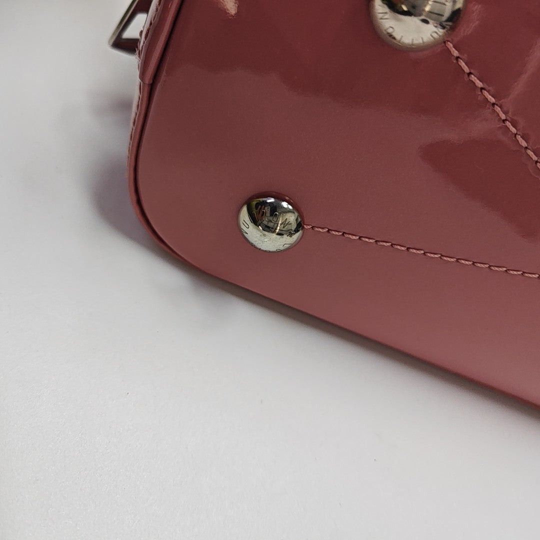 ALMA BB Monogram Patent Leather Pink