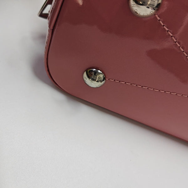 ALMA BB Monogram Patent Leather Pink