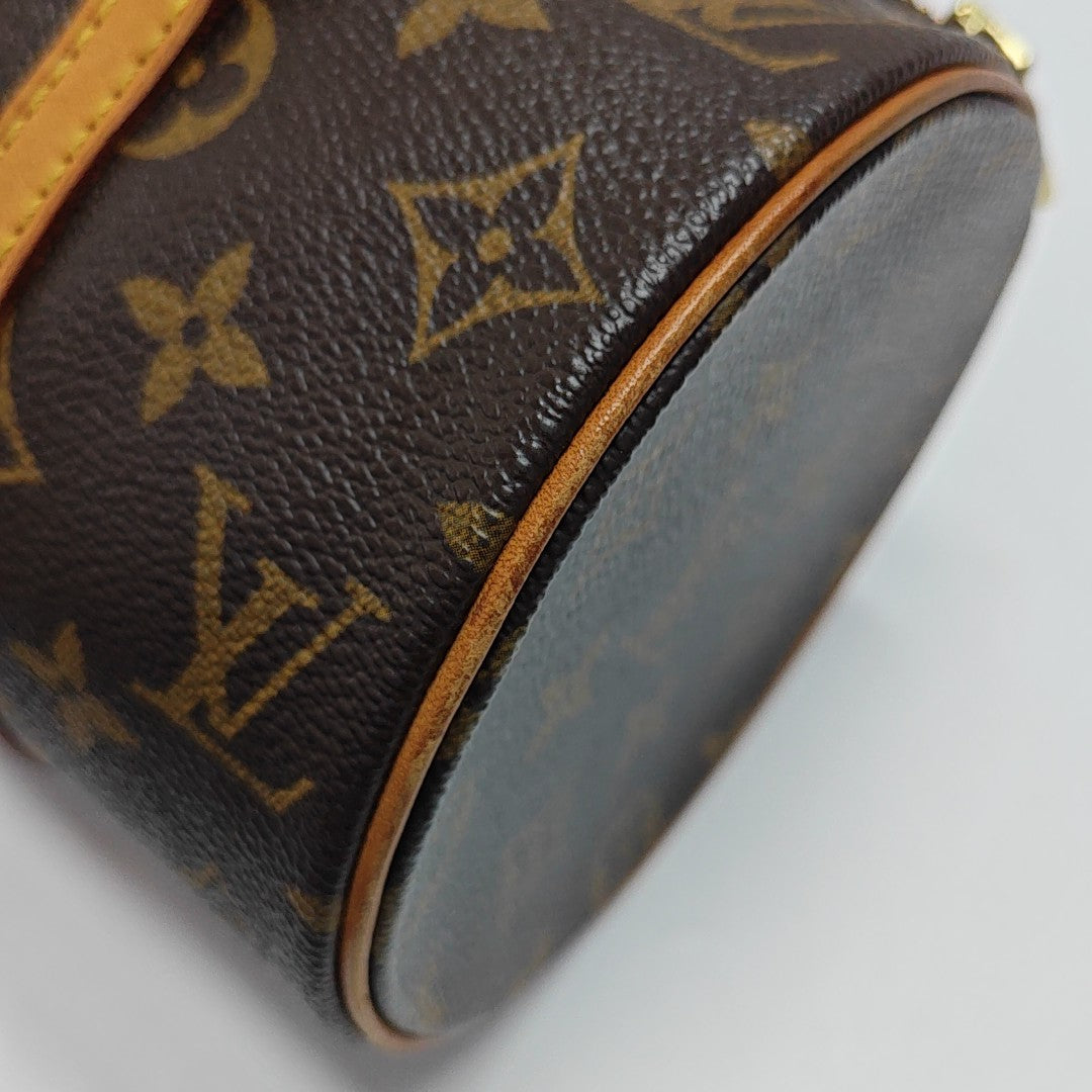 PAPILLON Monogram Coated Canvas Brown