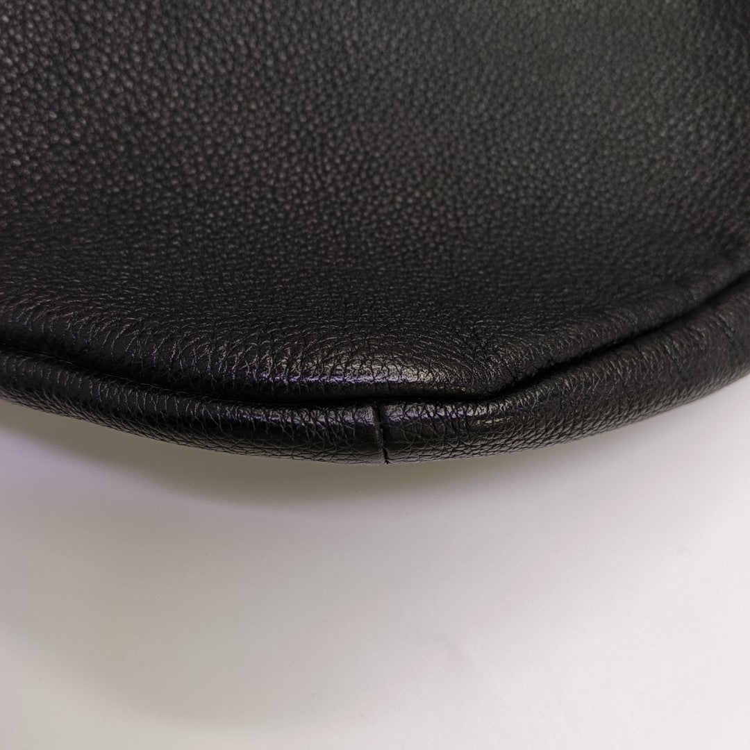 Print Large Calfskin Black
