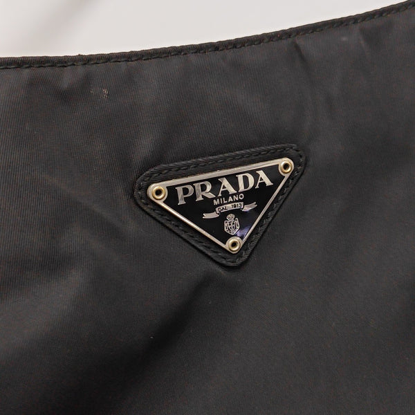 Nylon Shoulder Bag Black