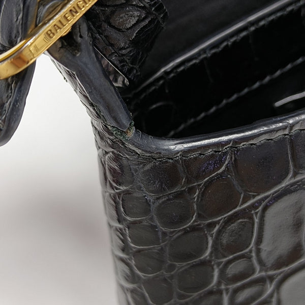 Calfskin Shoulder Bag Black