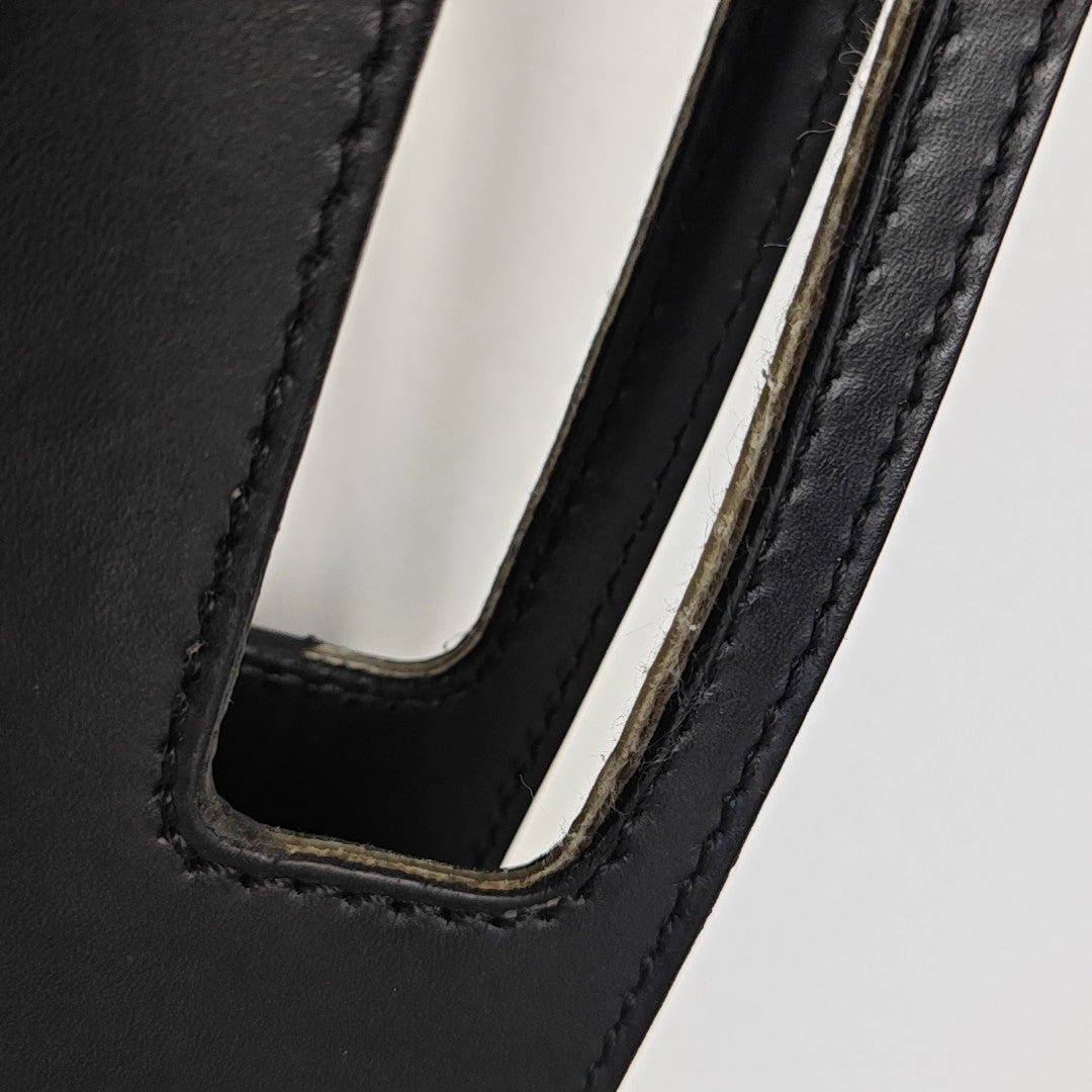Quilted Calfskin Tote Bag Black