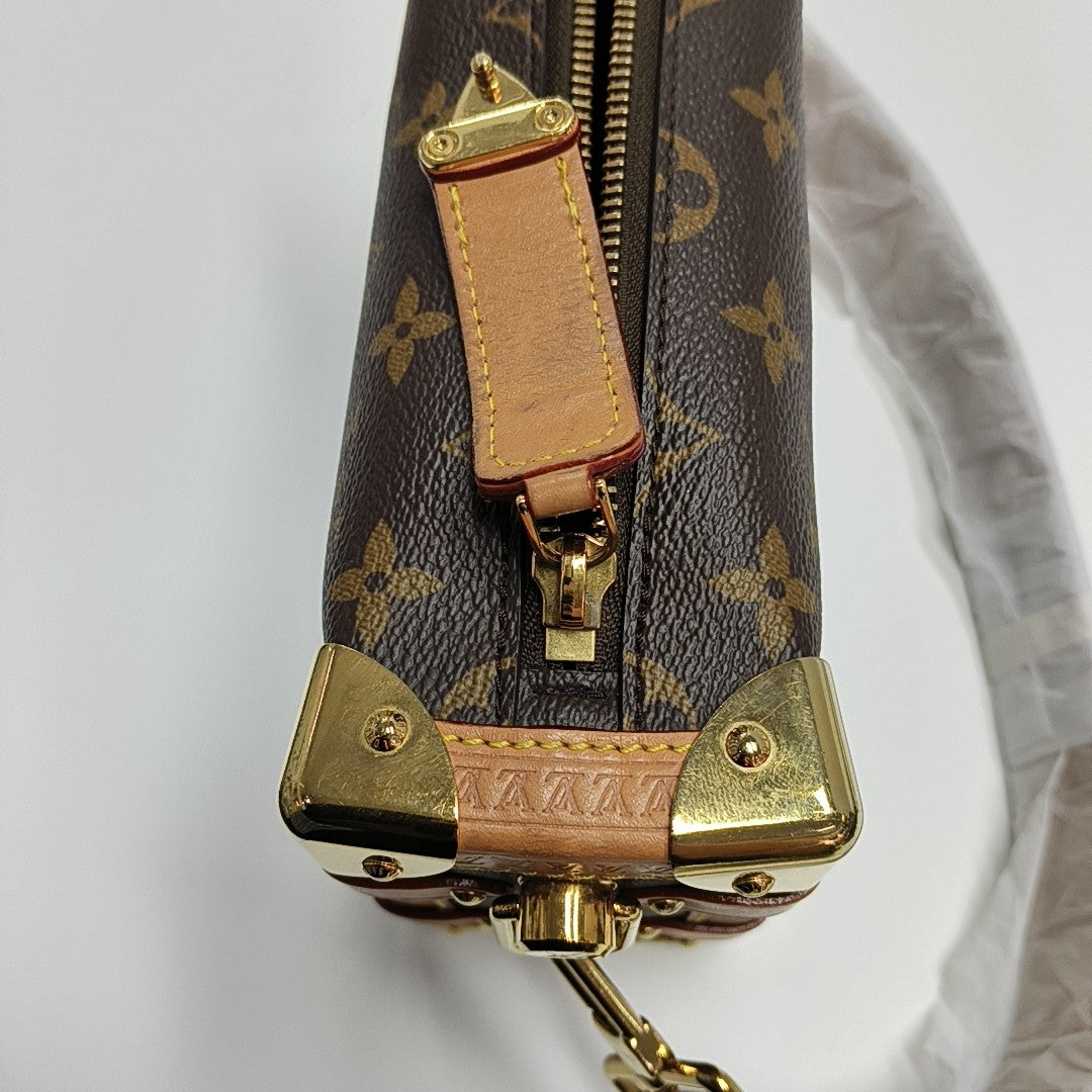 SIDE TRUNK PM Monogram Coated Canvas Brown