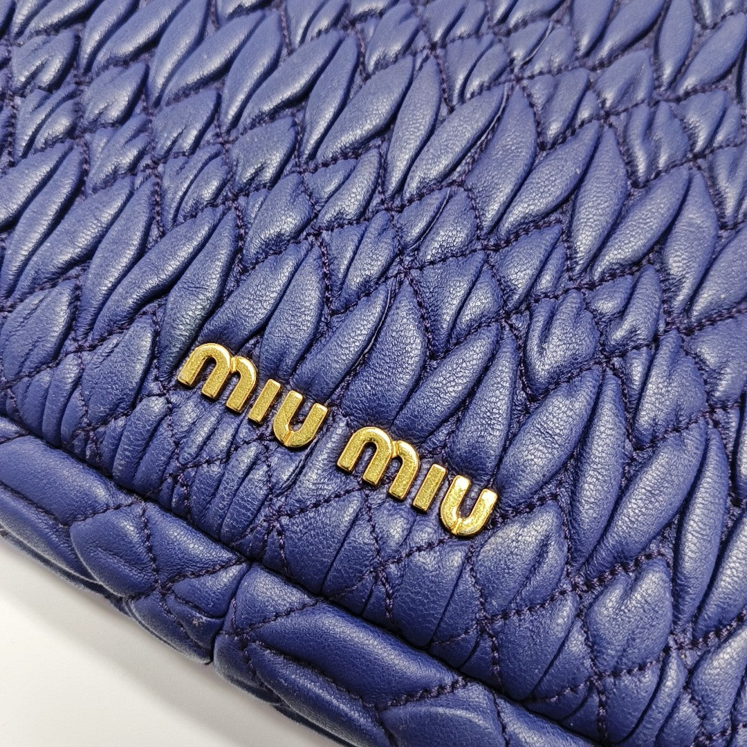 Crystal Quilted Lambskin Purple