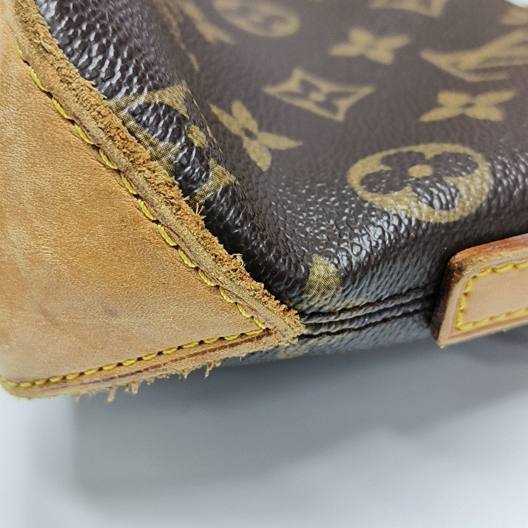 TROTTER Monogram Coated Canvas Brown