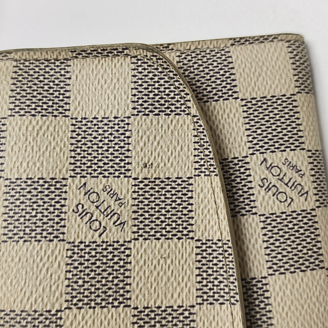 EMILIE Damier Azur Coated Canvas White