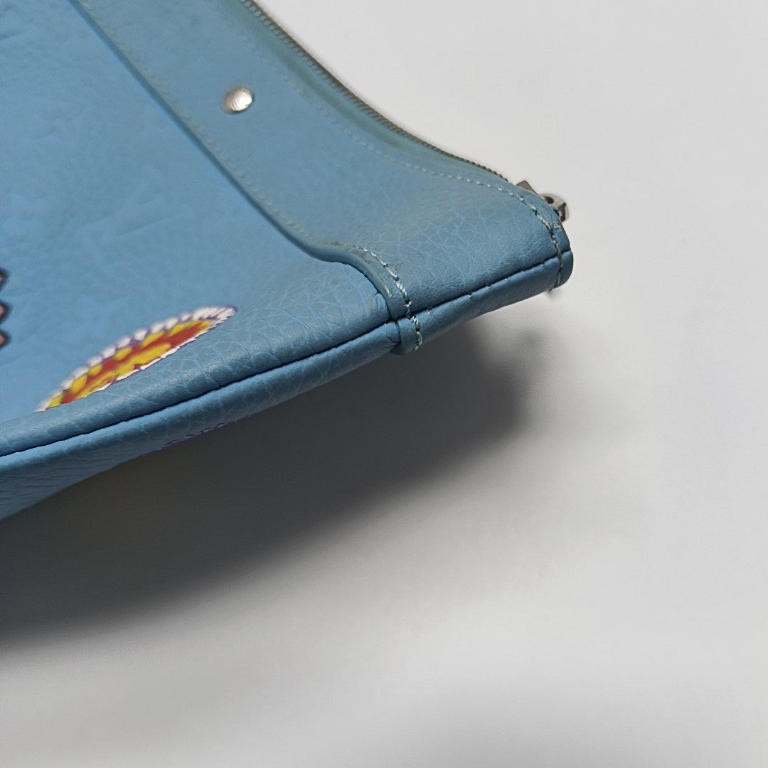 Monogram Calfskin Blue