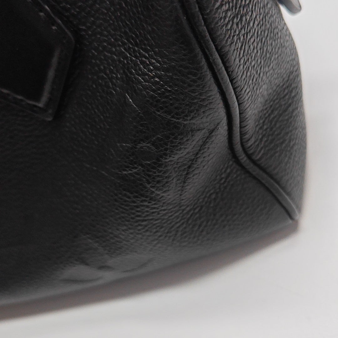 SPEEDY 20 Monogram Calfskin Black