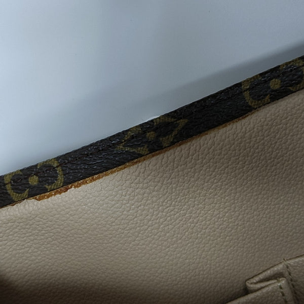 SAC PLAT GM Monogram Coated Canvas Brown