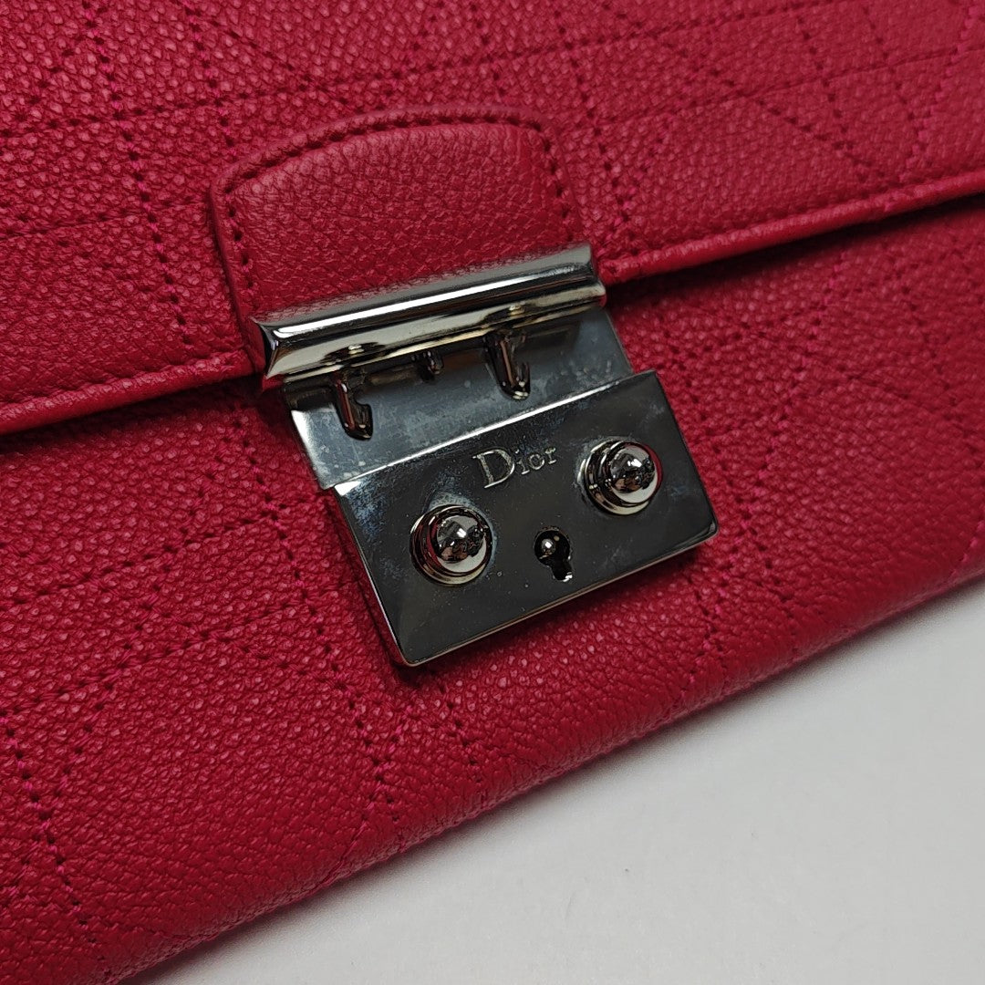Miss Dior Cannage Calfskin Red
