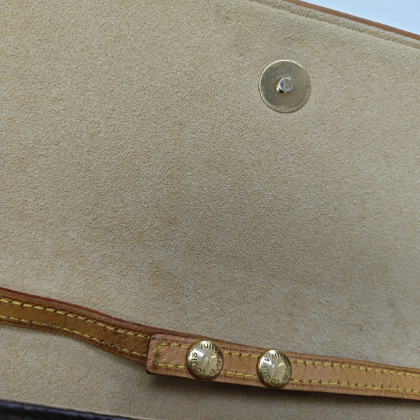 TWIN GM Monogram Coated Canvas Brown