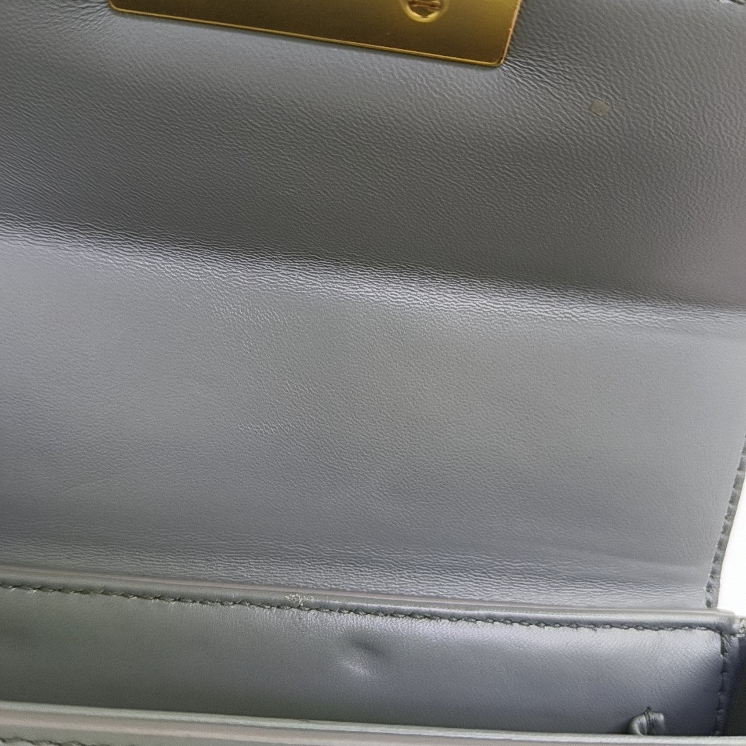 30 Montaigne Mini Oblique Calfskin Gray