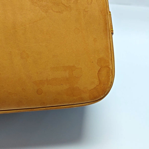 ALMA PM Monogram Coated Canvas Brown