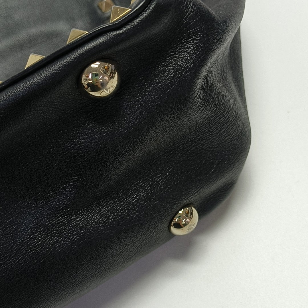 Calfskin Shoulder Bag Black