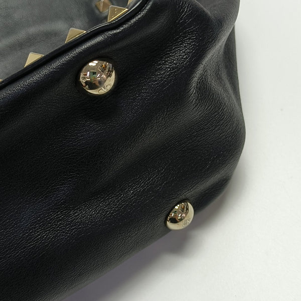 Calfskin Shoulder Bag Black