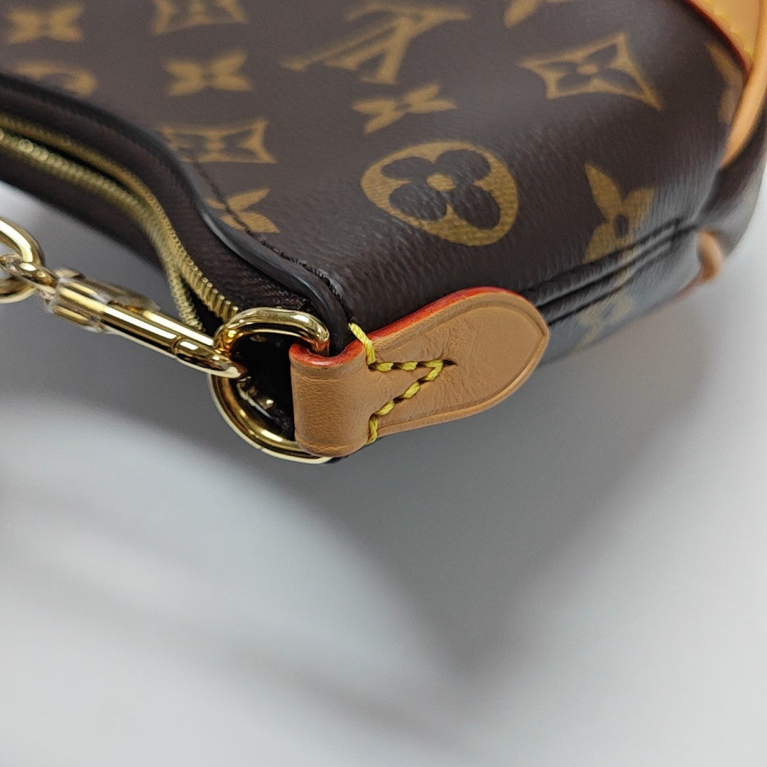 BOULOGNE Nano Monogram Coated Canvas Brown