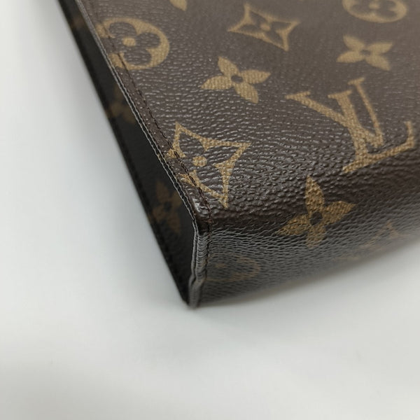TOILET POCKET 26 Monogram Coated Canvas Brown