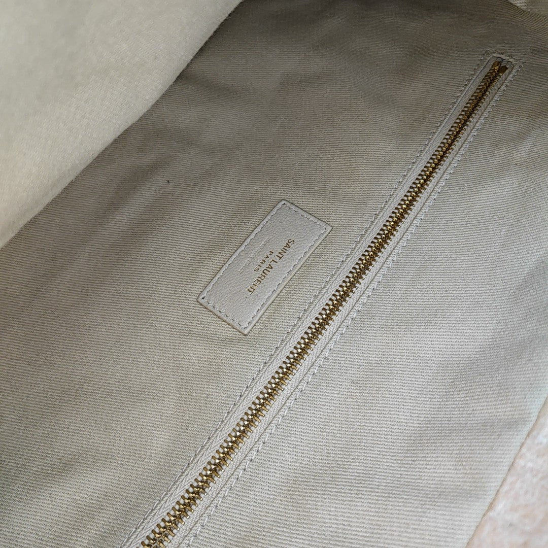 Fabric Backpack White