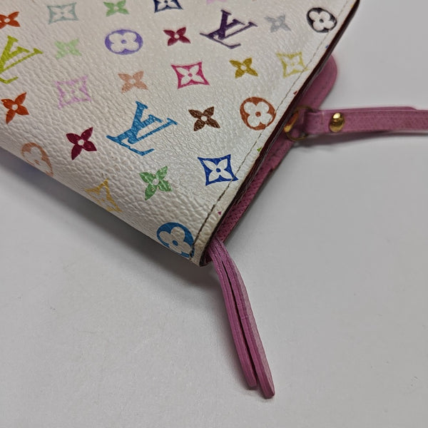 LV × TM INSOLITE Monogram Coated Canvas White Wallet