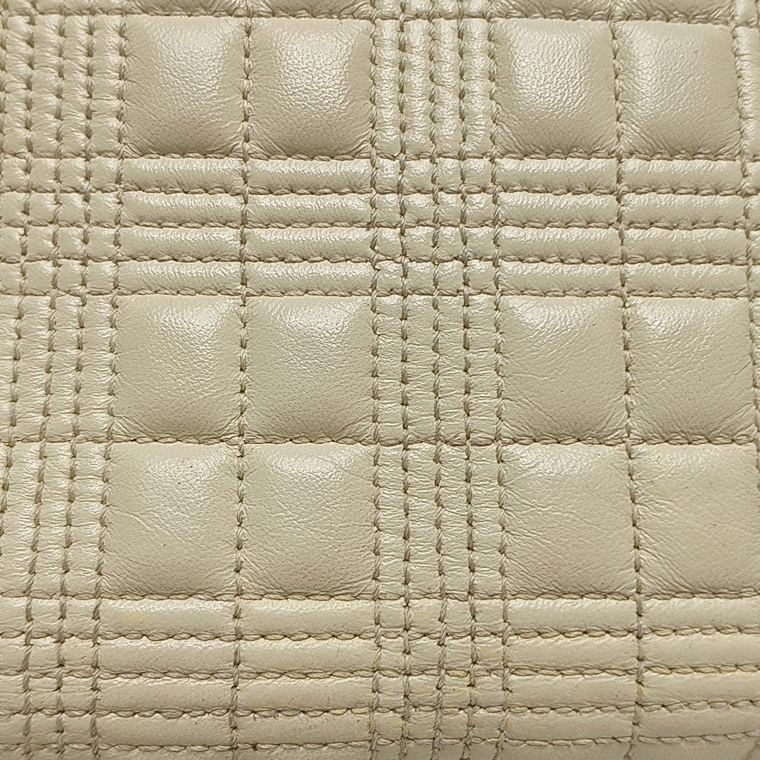 Lola Small Quilted Lambskin White