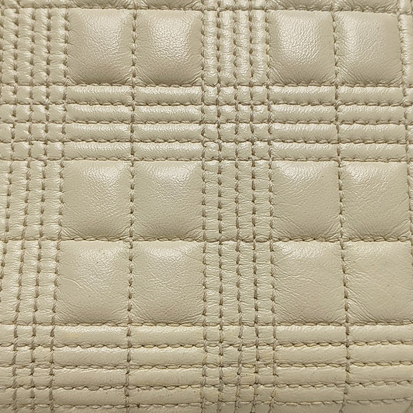 Lola Small Quilted Lambskin White