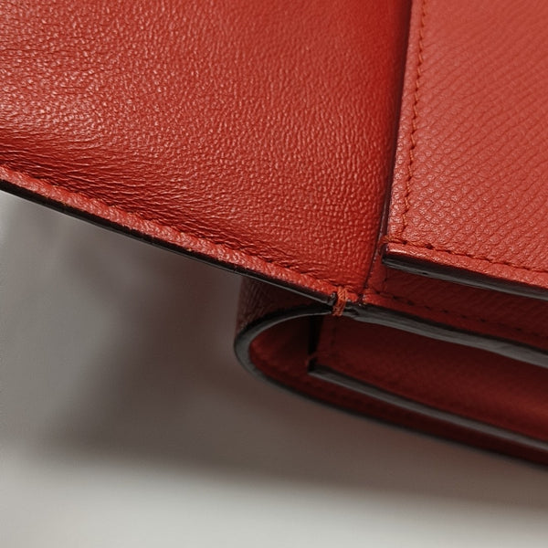 SYMMETRICAL Calfskin Red