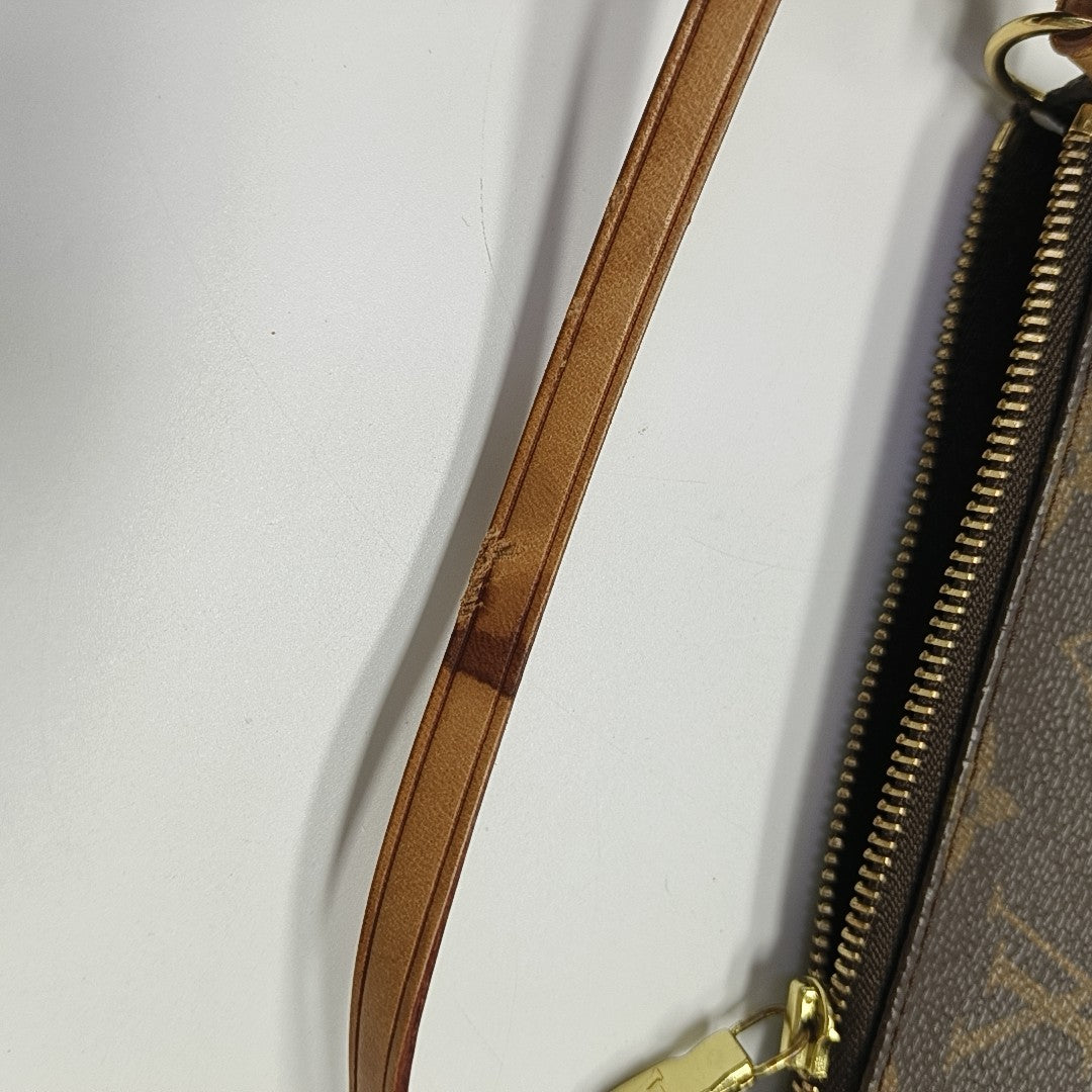 ACCESSOIRES Monogram Coated Canvas Brown