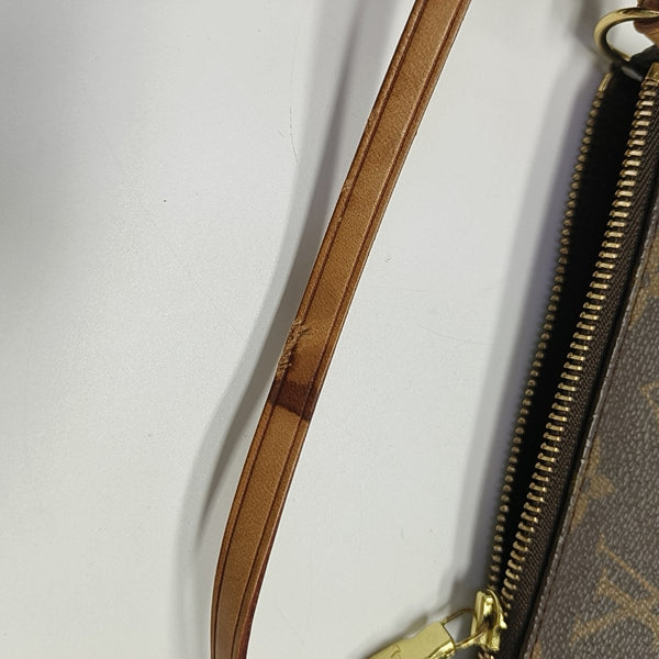ACCESSOIRES Monogram Coated Canvas Brown