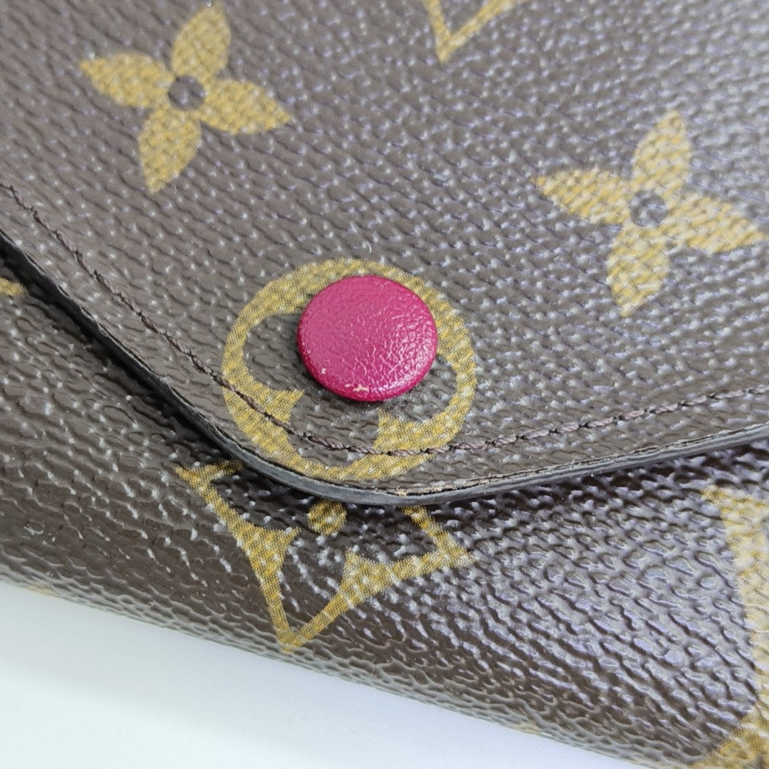 JOSÉPHINE Monogram Coated Canvas Brown Wallet