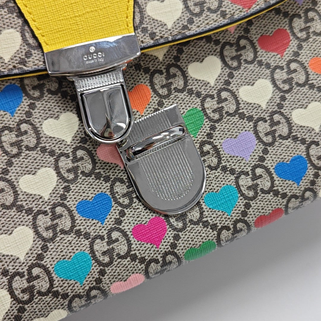 Monogram Coated Canvas Shoulder Bag Beige