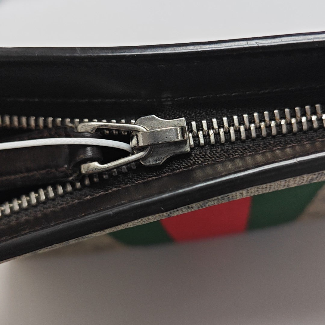 GG Supreme Monogram Coated Canvas Black