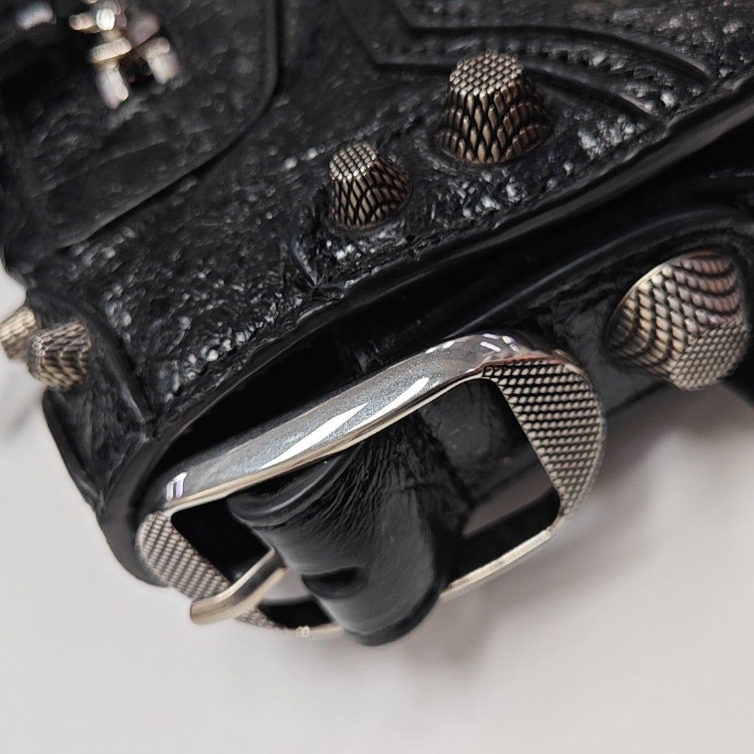 Calfskin Shoulder Bag Black