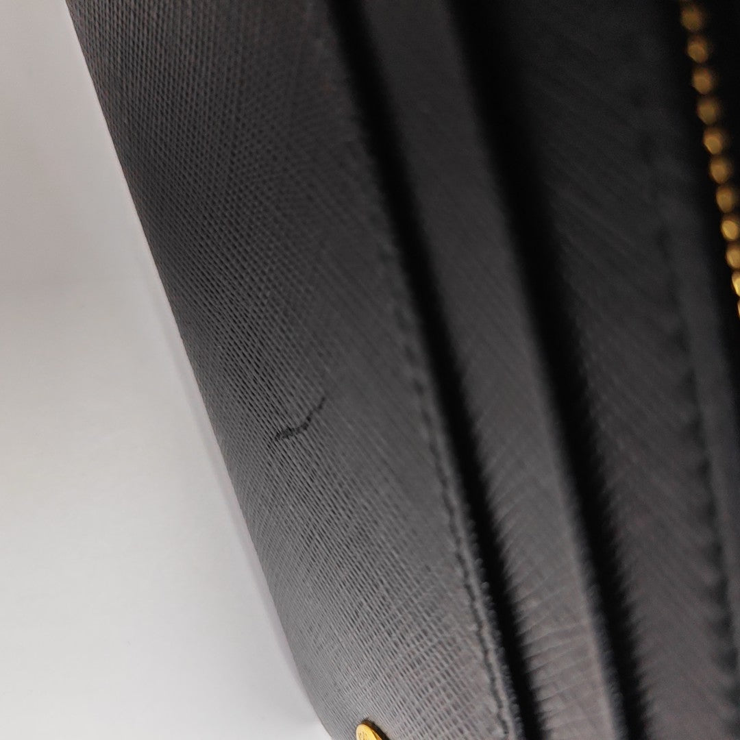 Fold Wallet Calfskin Black Wallet
