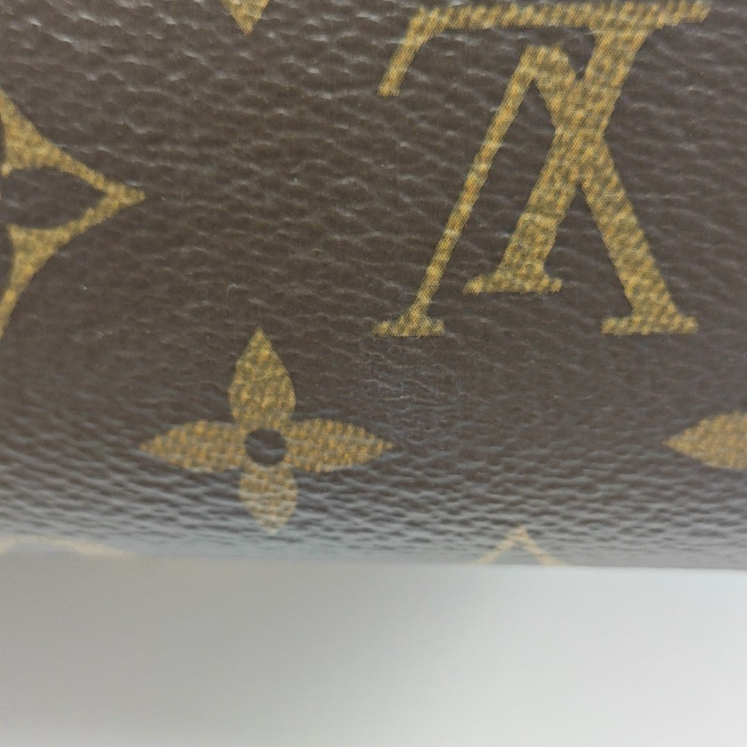 LOCKY BB Monogram Coated Canvas Brown