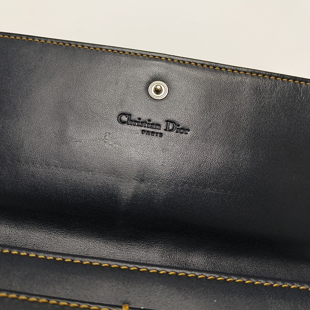 Oblique Canvas Wallet Blue