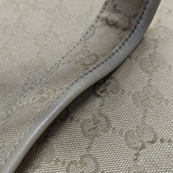 Monogram Canvas Tote Bag Beige