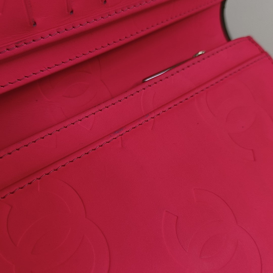 CAMBON Quilted Calfskin Black Wallet