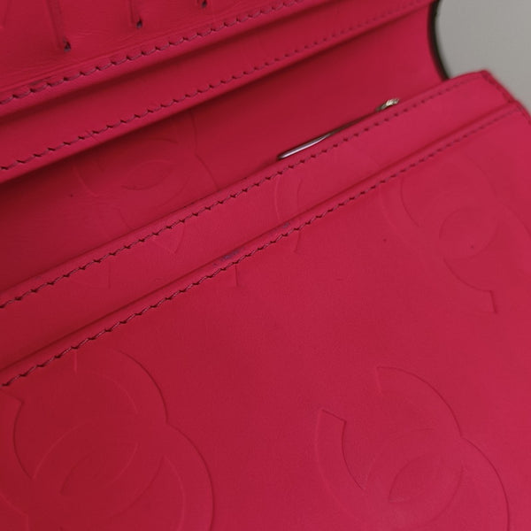 CAMBON Quilted Calfskin Black Wallet