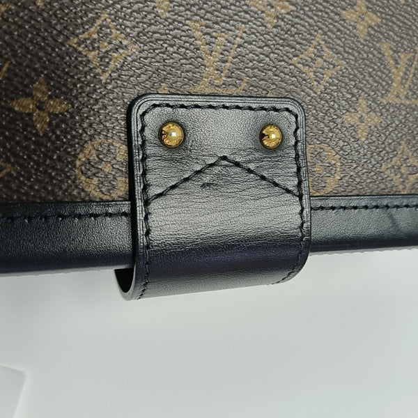 PETITE MALLE Monogram Coated Canvas Brown