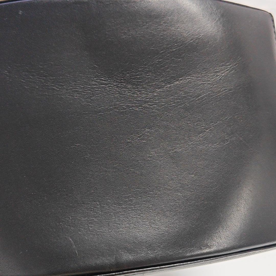 Calfskin Top Handle Bag Black
