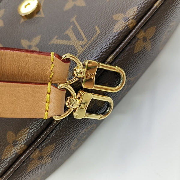 IVY Monogram Coated Canvas Brown