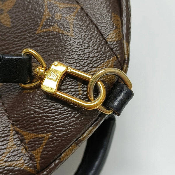 PALM SPRINGS Mini Monogram Coated Canvas Brown