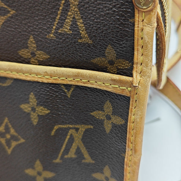 POPINCOURT Monogram Coated Canvas Brown