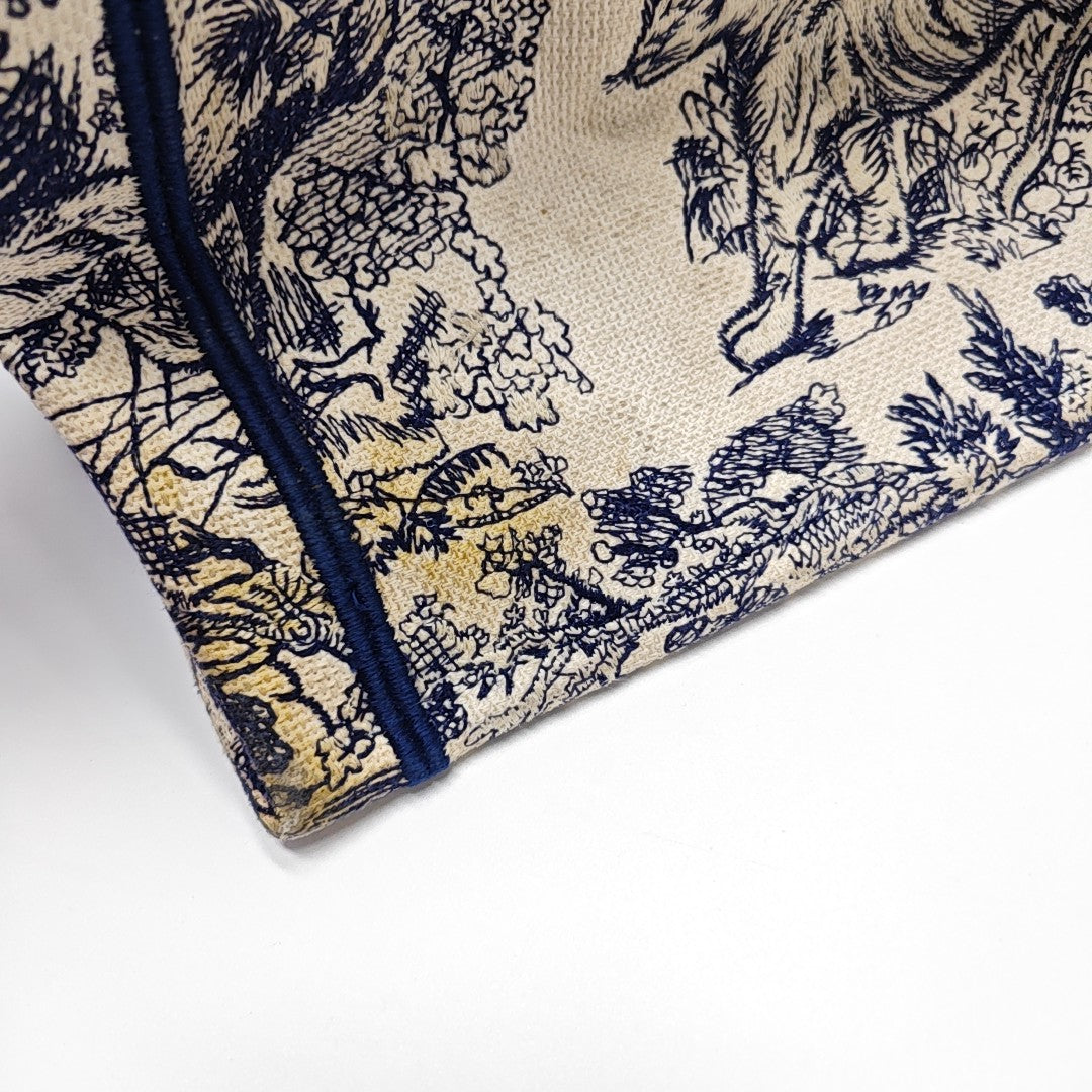 Book Tote Large Canvas Beige
