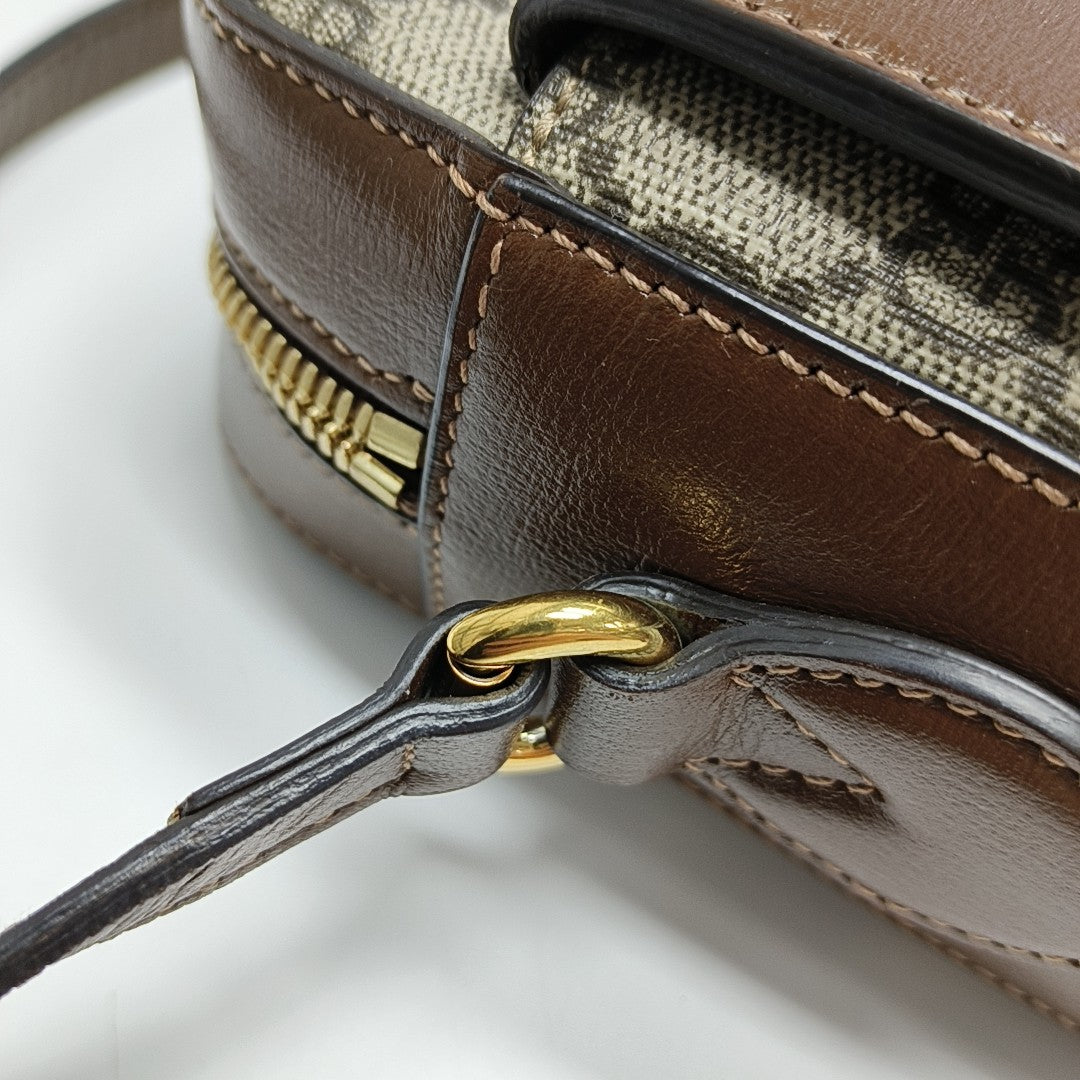 Horsebit 1955 Pequeño Lona Revestida Beige